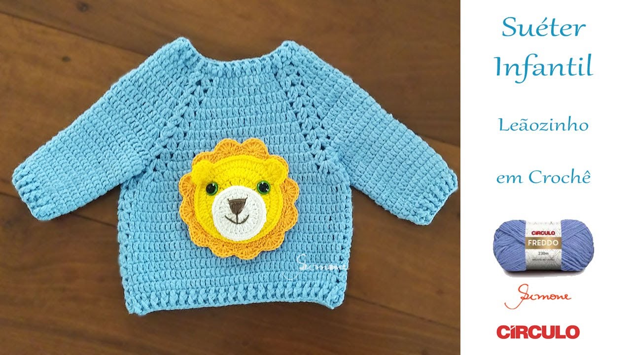 sueter infantil de croche