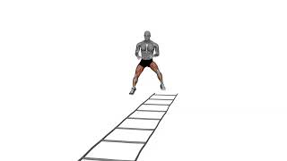 Agility Ladder Lateral Movement With Double Hop - Proper Form & Technique [4K]