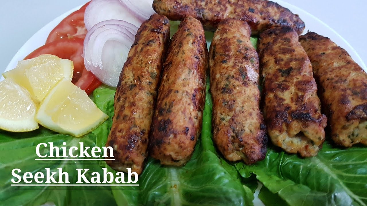 चिकन सीख़ कबाब Pan में बनाने का तरीक़ा 🍁Chicken Seekh Kabab Without ...