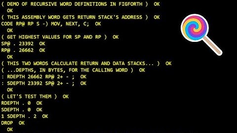PDP-11 FORTH recursion