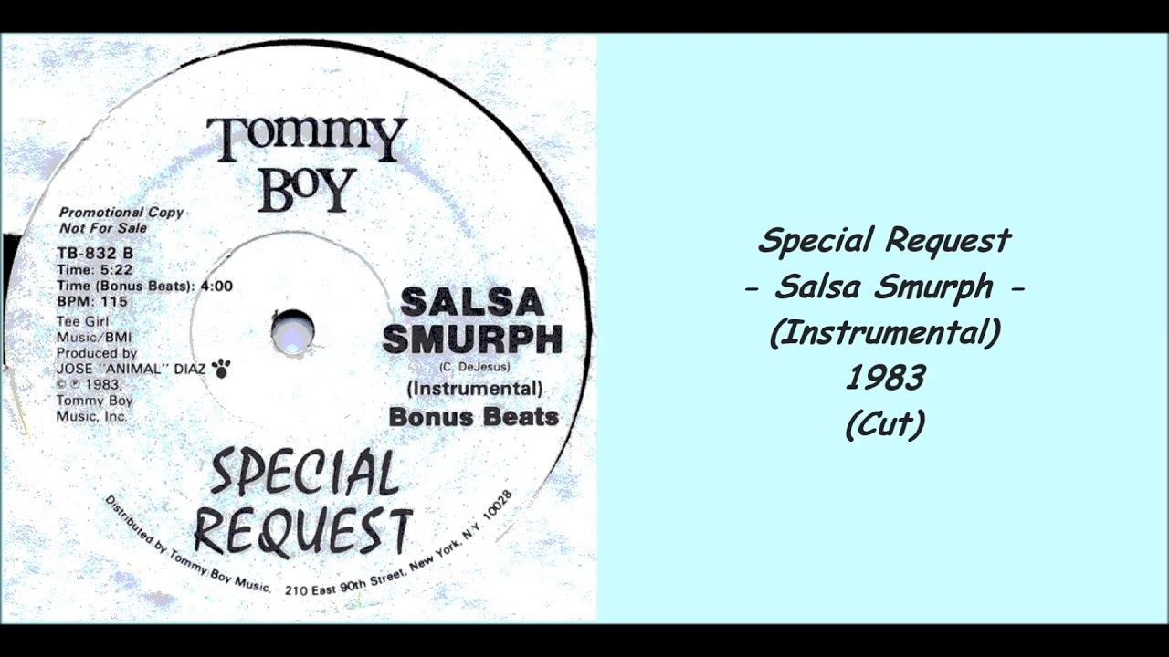 Special Request - Salsa Smurph (Instrumental) - 1983 (Cut)