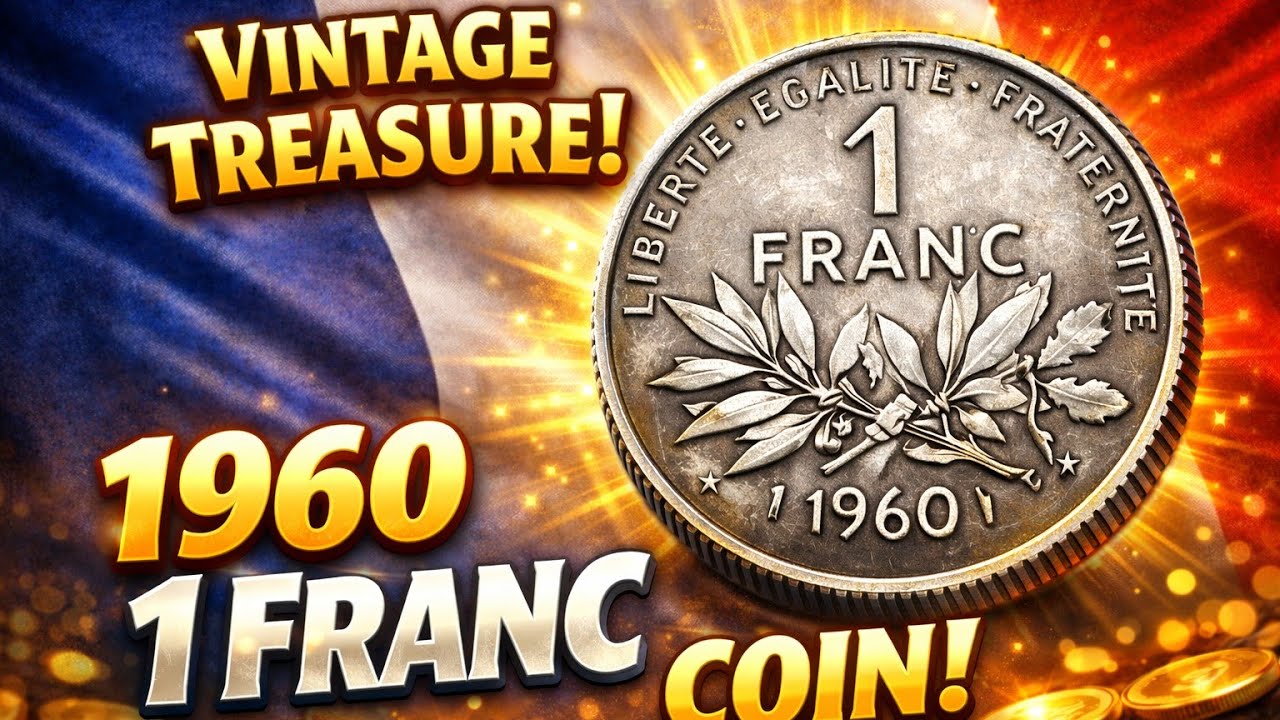 🇫🇷 1960  The French 1 Franc Coin That Defined an Era of Freedom and Unity ✨🪙