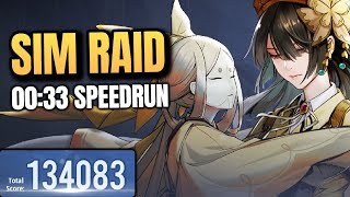 SIMULATION RAID 250% IN 00:33 (134k score) - Ash Echoes @TheFarmito