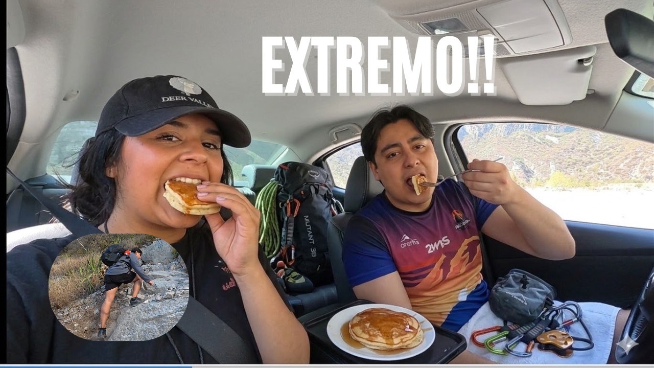 DESAYUNAMOS EN LA CIMA DE LA MONTAÑA!!😨