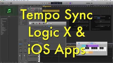 Using MIDI Clock to Sync Tempos between iOS and Logic Pro X