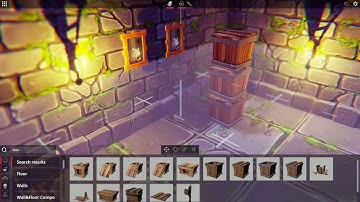 Objects placement, move by snap and auto height detection with Constructo - Dungeons Builder