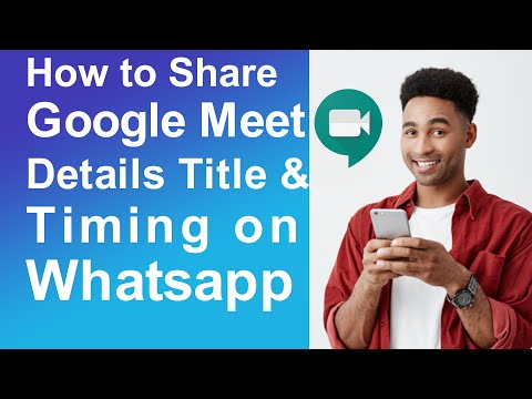 Video How to Share Meeting Link in Google Meet With Details... - youtube