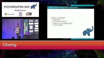 PostgresOpen 2019 Closing