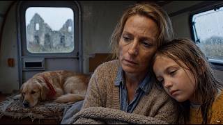 A Poor Mother, Her Daughter and Their Dog Survived in a Sinking Old Trailer