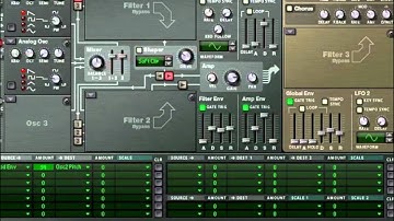 Oscillator Syncing in Thor (Patch Design in Thor)