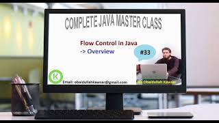 Session33  Flow Control Overview In Java - Pashto
