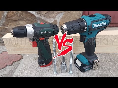 Makita & Metabo Какой шуруповерт выбрать? DF331DWAE против PowerMaxx BS