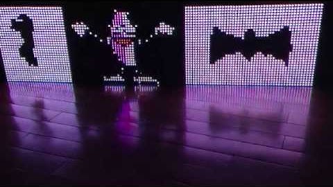 RGB color animated display