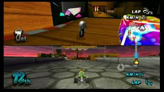 Mario Kart Wii Retro Rewind Bowser Jr Loses To King Boo In Ds Airship Fortress