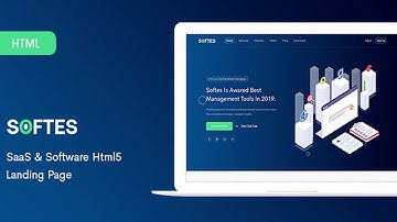 Softes - SaaS & Software HTML5 Landing Page | Themeforest Website Templates and Themes