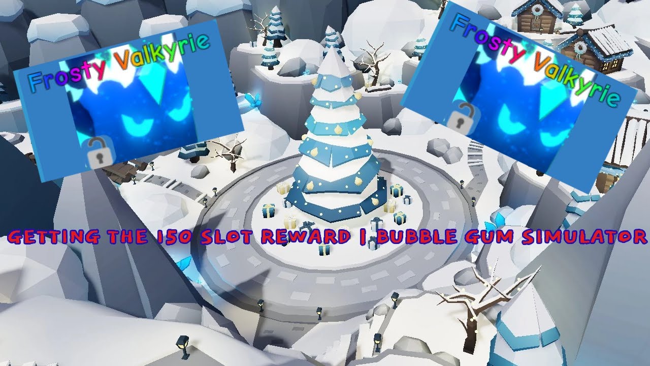 Getting The 150 Slot Reward In Bubble Gum Simulator!