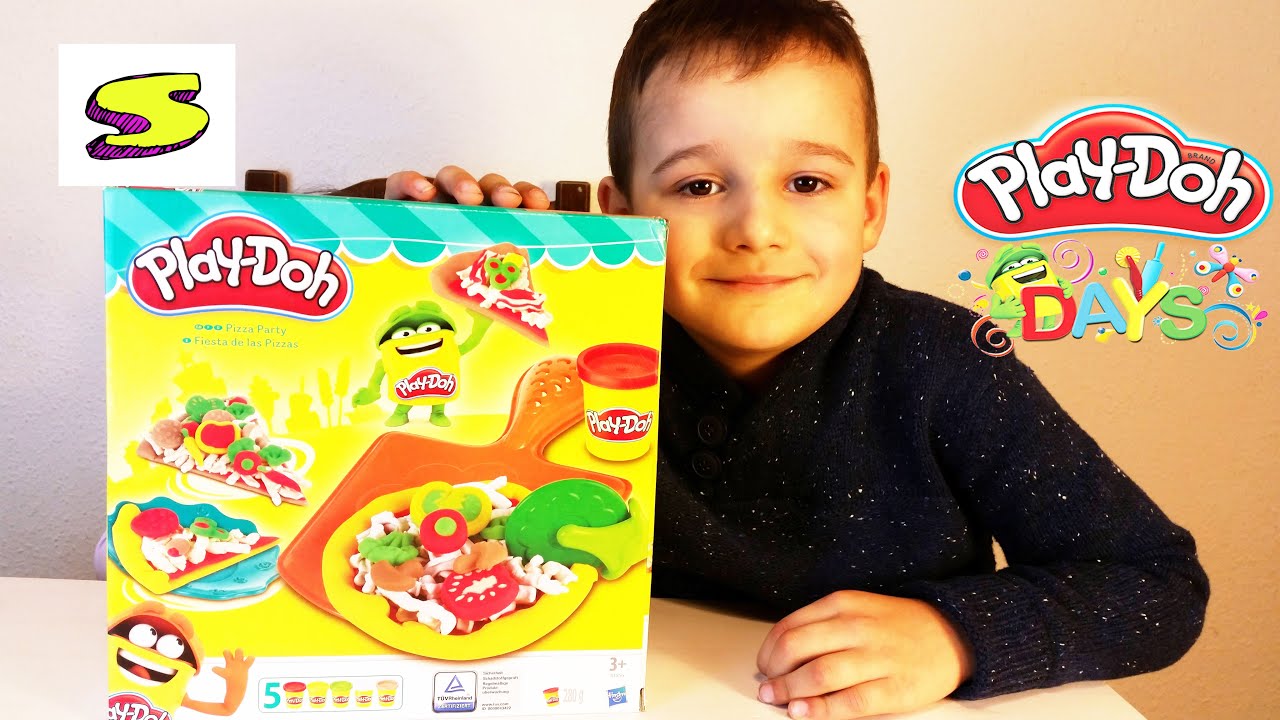 Супер Саша Готовит Пиццу от Плей-До  Play Doh Pizza