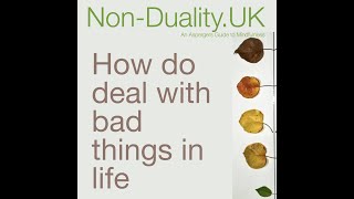 Famous How to deal with bad things - bite size 44 - non duality explained Wealth
