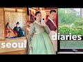 seoul diaries 📸 wedding hanbok photoshoot bts, rainy spring days 🌧️ chill picnic | life in korea