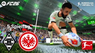FC26 - Borussia Mönchengladbach vs Eintracht Frankfurt | Bundesliga Highlights 5. Spieltag | PS5™