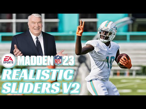 Madden 23 Gameplay Sliders