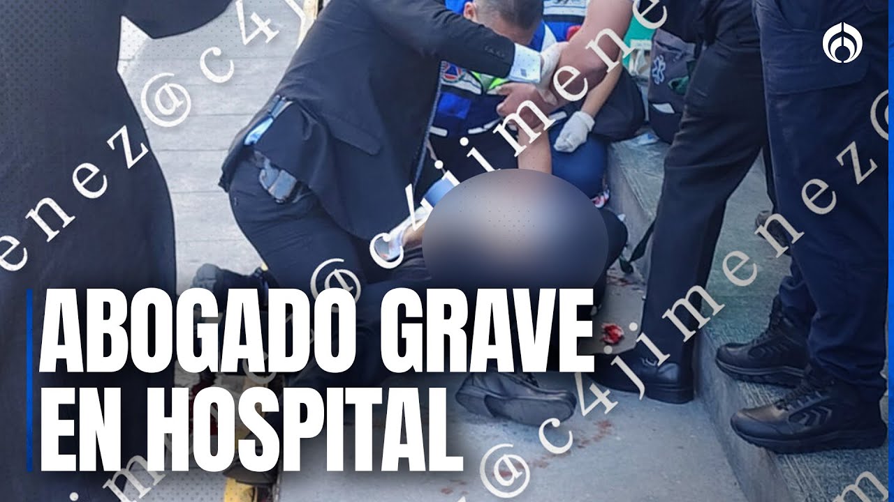 Balean a abogado frente al Poder Judicial en la CDMX - YouTube