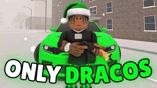 I went SLIDING with ONLY DRACOS in South Bronx The Trenches Roblox!