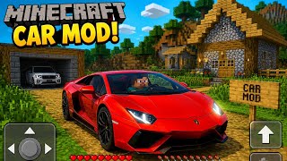 I Added CARS to Minecraft! 🚗🔥 | Minecraft Car Mod | H2R Playz #mcpe #videos screenshot 5