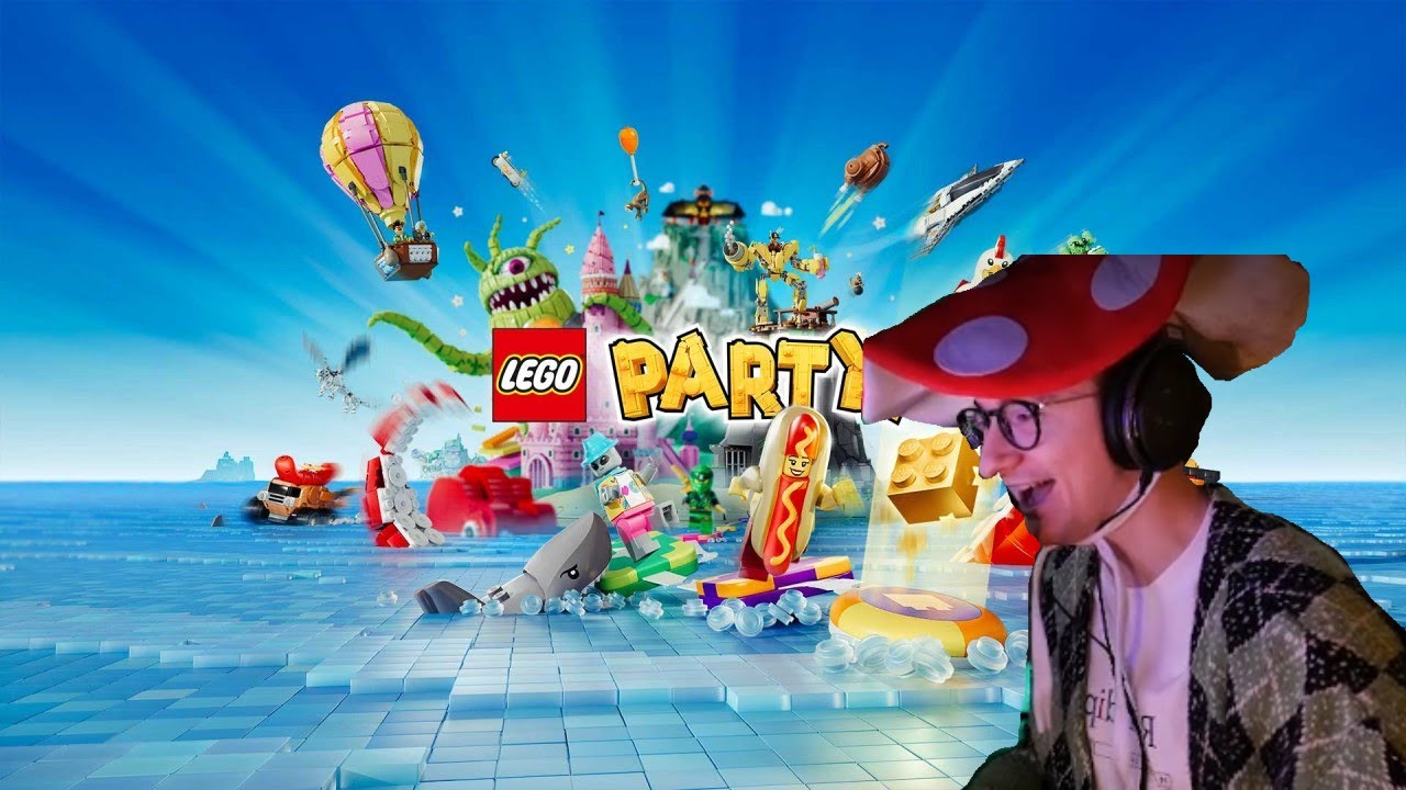 ОЛЁША ИГРАЕТ В LEGO PARTY В КОСТЮМЕ МУХОМОРА