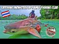 Catching monsters at the samui fishing club  resort  koh samui thailand