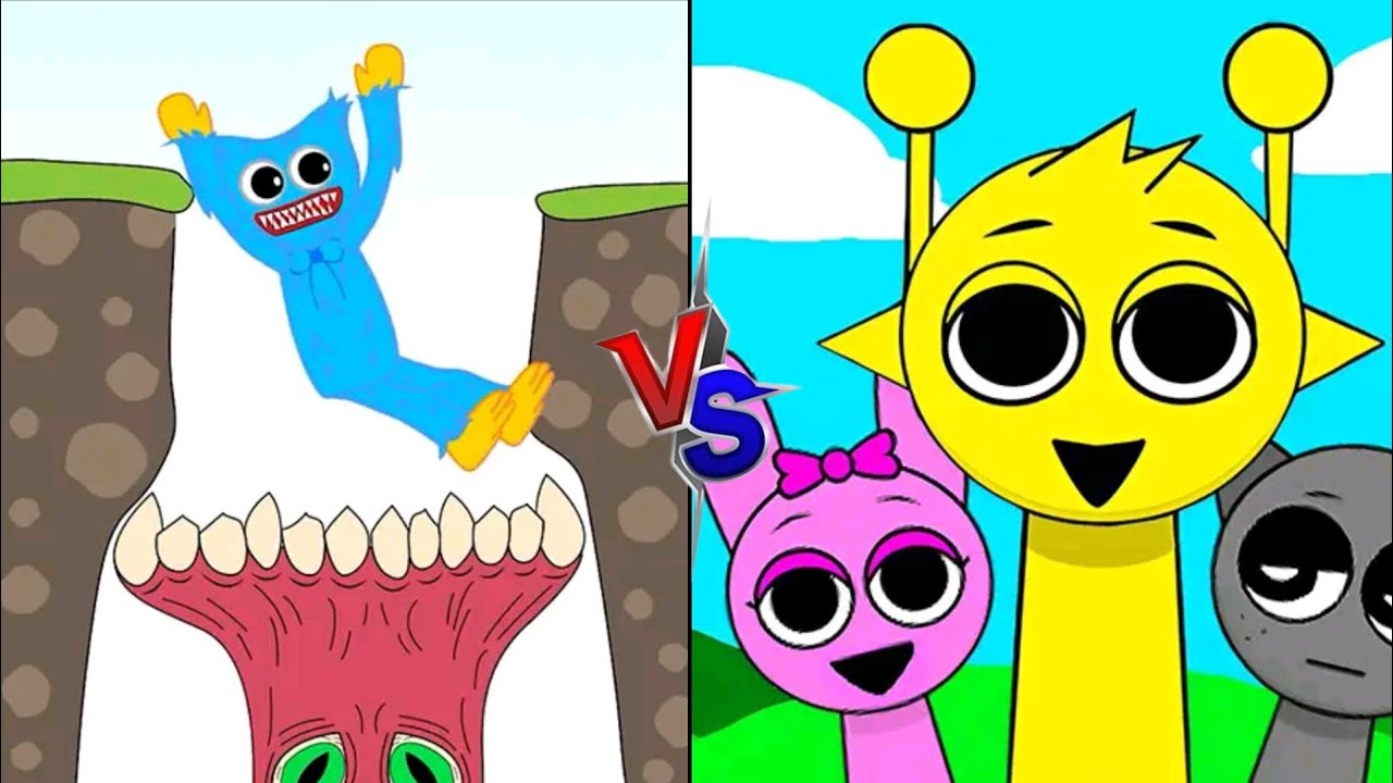 👹 Huggy Story - huggy wuggy story 🆚 Sprunki Runner - food run| Funny Gameplay Animation part 7