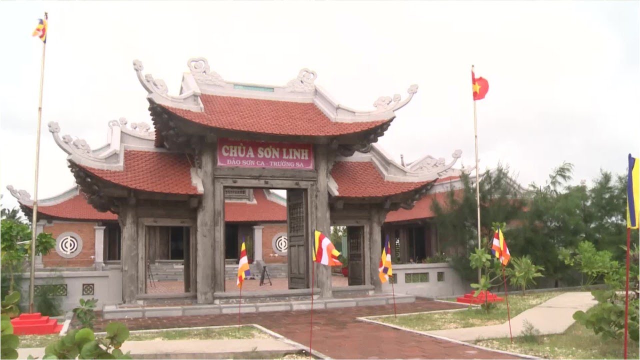 Chùa Sơn Linh Trên Đảo Sơn Ca, Cột Mốc Tâm Linh Nơi... - youtube