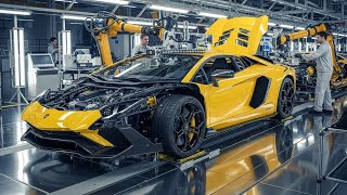 Inside the Lamborghini Aventador SVJ Assembly Line – The Complete LP770-4 Production Process
