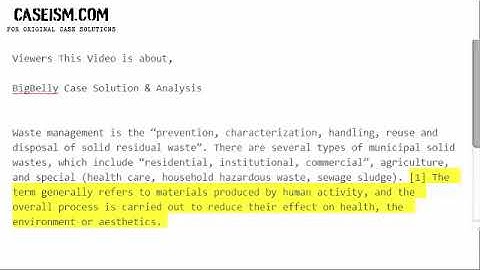 BigBelly Case Solution & Analysis- Caseism.com