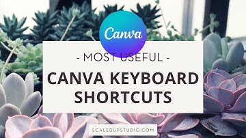 Canva Keyboard Shortcuts!