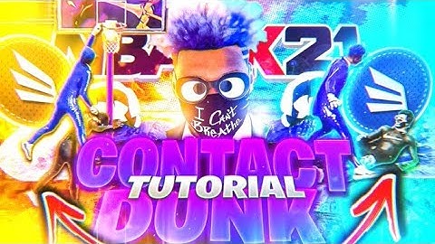 CONTACT DUNK GLITCH NBA 2K21 NEXT-GEN! GET CONTACT DUNKS EVERYTIME! BEST FINISHING BADGES & DUNKS!