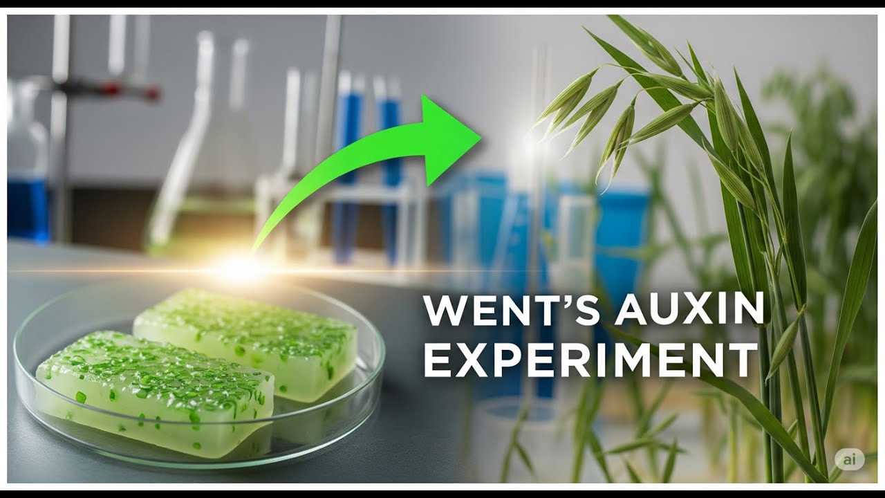 Went’s Auxin Experiment : Existence Of A Chemical Substance Responsible ...