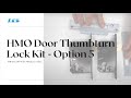 HMO Door Thumbturn Lock Kit - Option 5 - LKS lockandkeyshop.co.uk