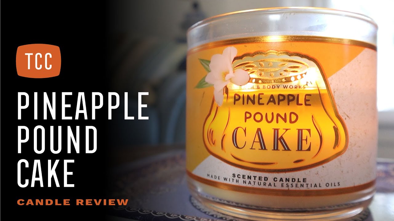 Pineapple Pound Cake Candle Review - Bath & Body Works