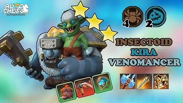 THIS IS THE REASON WE HATED IT BUILD🐛🐛4 INSECTOID 2 KIRA CARRY VENOMANCER⭐⭐⭐ • AUTO CHESS