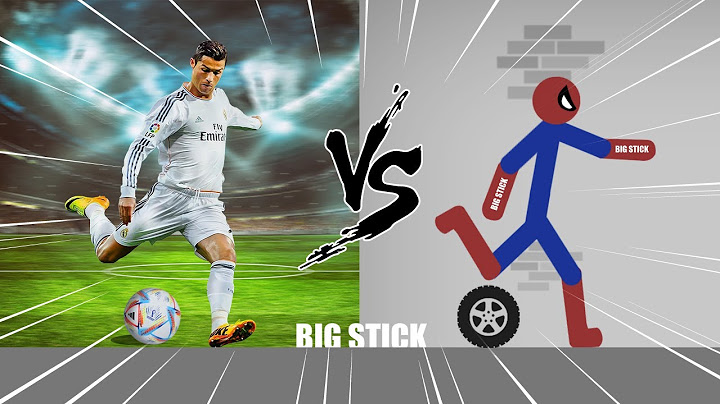 Cristiano Ronaldo vs Stickman | Vídeo Divertido Sobre Hombre Araña | Stickman Dismounting