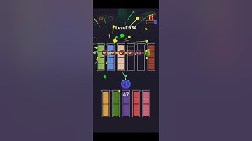 Complete Block King Sort Puzzle Level 933 to Level 935