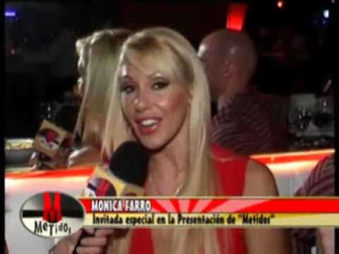 Nota a Monica Farro en Metidos TV