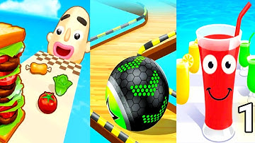 Going Balls vs Sandwich Runner vs Juice Run  Speedrun Gameplay Part 1