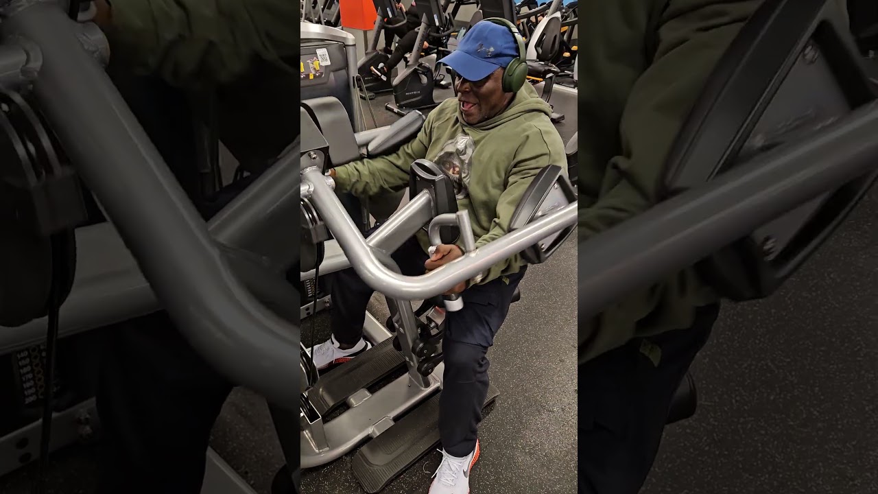 Exercise or Training at Blink Gym. Aging is not an excuse, stay fit, good for your health and mood.