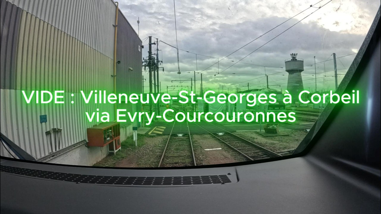 Cab Ride | VIDE | RER NG au départ du Technicentre