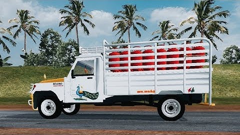 Mahindra Pickup Mod In Bus Simulator Indonesia - Bussid Car Mod - Bussid Bus Mod - Bussid