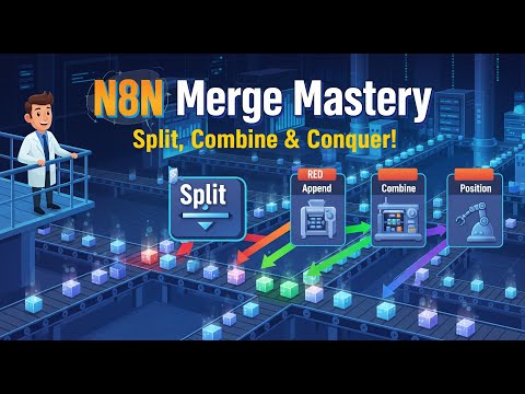 N8N Merge Node Basics | Quick Tips