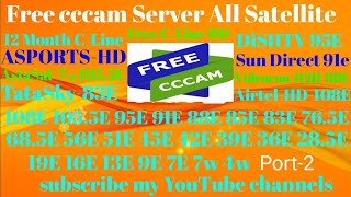 6Month Free cccam 2022 to 2023 free cLine server All Satellite Full Working VideoconD2H free Port-2 screenshot 5