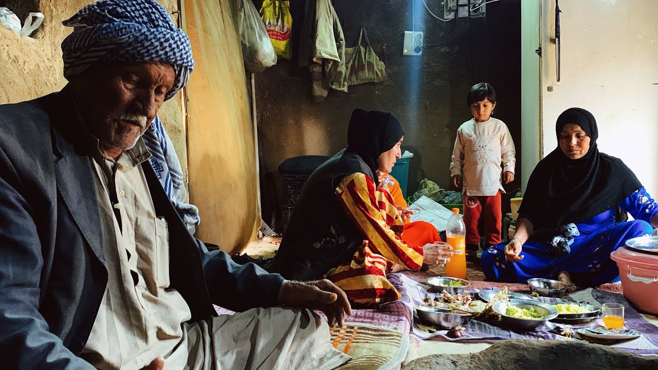 Look the Last part of barbecue Arab Chicken in Village